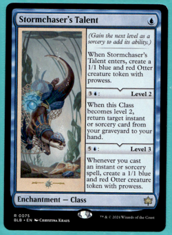 STORMCHASER'S TALENT BLOOMBURROW BLB RARE ENCHANTMENT MTG 75 - Image 2
