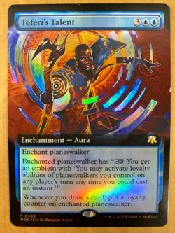 MTG 1x FOIL EXTENDED ART Teferi's Talent # 82 March of the Machine Magic x1 NM - Image 1