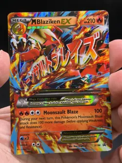 M Blaziken EX XY86 Black Star Promo Mega Pokemon English MP - Image 3