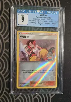 Pokemon Welder Stamped STAFF Promo Regional 189a Unbroken Bonds 2019 CGC 9 psa - Image 1