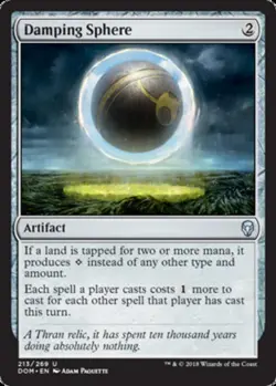 Hero Deal, French - 4 x MTG Damping Sphere Dominaria - Image 1