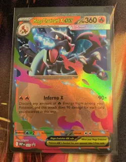 Pokemon TCG Mega Charizard X ex 029 Mega Evolution Promo NM - Image 1