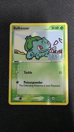 BULBASAUR 2009 Pokemon EX Crystal Guardians Reverse Holo #45/100 - Image 1