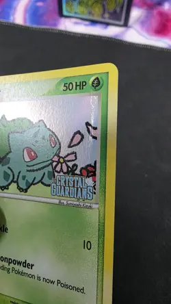 BULBASAUR 2009 Pokemon EX Crystal Guardians Reverse Holo #45/100 - Image 2