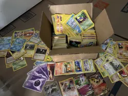 Pokemon Card Collection Storage Unit Find Over 800 Cards. Old Vintage And New - Image 1