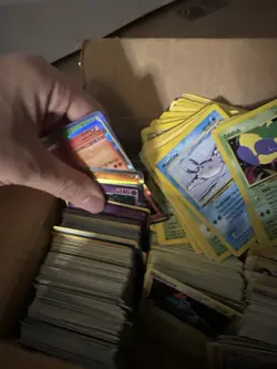 Pokemon Card Collection Storage Unit Find Over 800 Cards. Old Vintage And New - Image 5