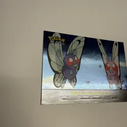 Pokemon Card Topps Blue Logo TV Animation EP20 Bye, Bye Butterfree Holo Foil NM - Image 2