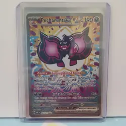 Pokemon Pecharunt EX 163/131 Prismatic Evolutions Rare Holo HP 190 - Image 3