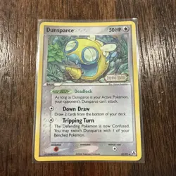 Dunsparce 31/92 Reverse Holo 2006 EX Legend Maker Stamped Pokemon Card - NM - Image 1