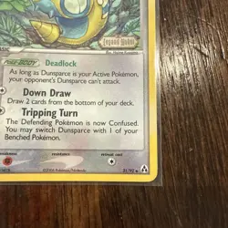 Dunsparce 31/92 Reverse Holo 2006 EX Legend Maker Stamped Pokemon Card - NM - Image 5