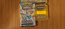 Pokemon Prismatic Evolutions Booster Pack X 1-23 Gram Heavy Weight Booster Pack - Image 1