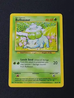 Pokemon Bulbasaur Base Set 44/102 - HP - Image 1