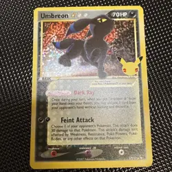 Pokemon Celebrations: Classic Collection Umbreon Star #17/17 - NM - Image 1