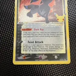 Pokemon Celebrations: Classic Collection Umbreon Star #17/17 - NM - Image 4