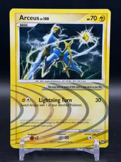 Arceus (AR6) AR6 Holo Rare Arceus Pokemon English LP - Image 1