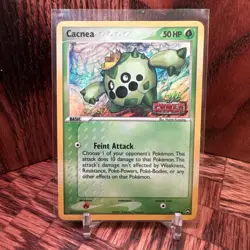 Cacnea 46/108 EX Power Keepers Reverse Holo Stamped Vintage Pokemon TCG Card - Image 1