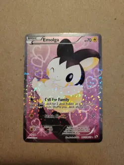 Pokemon Emolga RC23/RC25 Legendary Treasures Ultra Rare Full Art Holo - Image 1