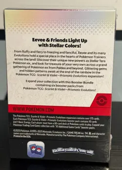 Pokemon TCG Prismatic Evolutions Booster Bundle Box Sealed Eevee & Evolutions - Image 2