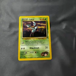 LP Unlimited Brock's Zubat 24/132 Rare Gym Heroes Pokemon - Image 1