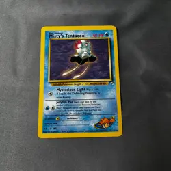 MP Unlimited Misty's Tentacool 32/132 Rare Gym Heroes Pokemon WOTC - Image 1