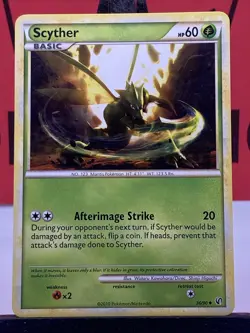 Scyther 36/90 Undaunted Pokemon TCG Regular Uncommon 2010 NM - Image 3