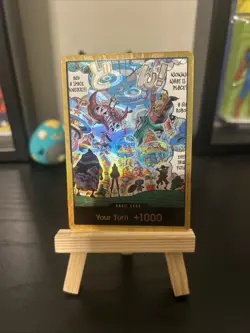 One Piece The Azure Sea's Seven Egghead Gold Don!! Card NM English - Image 1
