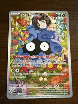 Pokemon TCG Erika’s Tangela 218/217 Ascended Heroes Illustration Rare NM Card - Image 1