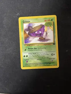 Pokemon Card Unlimited Team Rocket Grimer 57/82 D11 - Image 1