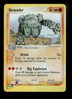 Graveler 29/97 EX Dragon 2003 Reverse Holo e-Series Pokemon Card TCG - Image 1