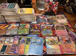 Pokemon Cards!! Over 500 Bulk, 2 Empty Tins, Ex And Some Reverse Holos All NM. - Image 1