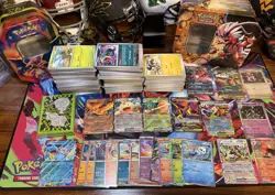 Pokemon Cards!! Over 500 Bulk, 2 Empty Tins, Ex And Some Reverse Holos All NM. - Image 3