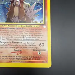 Pokemon Entei Neo Revelation TCG 6/64 Holo Unlimited Rare Card German LP- - Image 4
