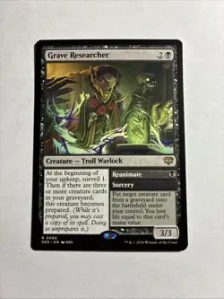 Grave Researcher - Secrets of Strixhaven MTG Plus Bonus Card!!! - Image 1