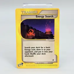 Energy Search 153/165 Expedition Non Holo Pokemon Vintage TCG 2000 NM Card - Image 1