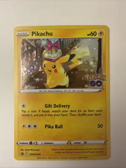 Pikachu SWSH234 Black Star Promo 2022 Pokemon Sword & Shield Holo Promo Card NM - Image 1