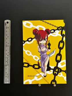 Erza Scarlet Fairy Tail Big Card 005 Japanese Collection Hiro Mashima Limited - Image 2