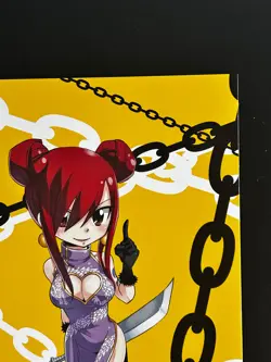 Erza Scarlet Fairy Tail Big Card 005 Japanese Collection Hiro Mashima Limited - Image 4