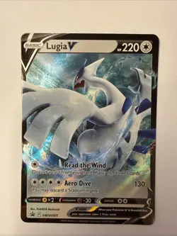 Lugia V SWSH301 Black Star Promo 2023 Pokemon Sword & Shield Full Art Promo Card - Image 1