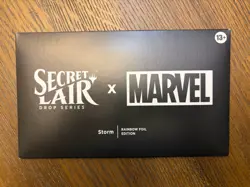 Magic the Gathering MTG Secret Lair Marvel Storm Rainbow Foil Edition - New - Image 1