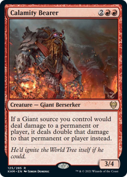 Calamity Bearer FOIL Kaldheim NM Red Rare MAGIC THE GATHERING MTG CARD ABUGames - Image 1