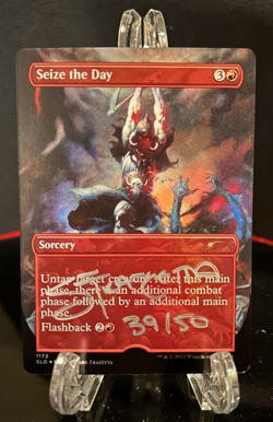 MTG Seize the Day Foil Borderless Secret Lair Artist Proof Frank Frazetta Mint - Image 1