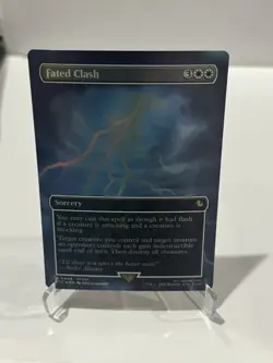 Fated Clash Foil Borderless Final Fantasy MTG NM - Image 1