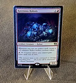 Magic The Gathering Ravenous Robots 0106 Foil Rare - Image 1