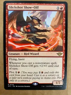 MTG 1x Slickshot Show-Off 146 Outlaws of Thunder Junction Magic Gathering x1 NM - Image 1