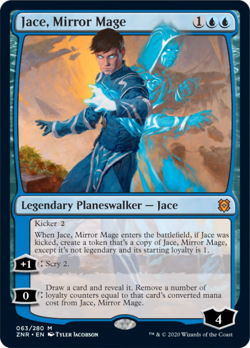 Jace, Mirror Mage FOIL Zendikar Rising NM Blue Mythic Rare MAGIC CARD ABUGames - Image 1
