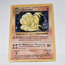 Ninetales 012/102 Base Set Shadowless | Holo Rare | Perfect Centering | Pokemon - Image 2