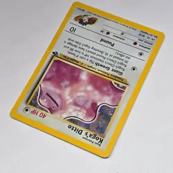 Koga's Ditto 10/132 | Gym Challenge | Holo Rare | Perfect Centering | Pokemon - Image 5