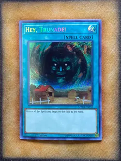 Yugioh Hey, Trunade! MP18-EN210 Secret Rare 1st Ed NM - Image 1