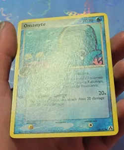 Omanyte 60/92 EX Legend Maker 2006 Pokemon Card NM - Image 3