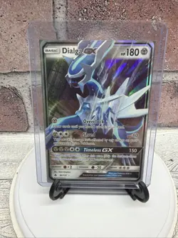 Pokemon Dialga GX Holo Ultra Rare TCG Card 82/131 Sm-Forbidden Light - Image 1